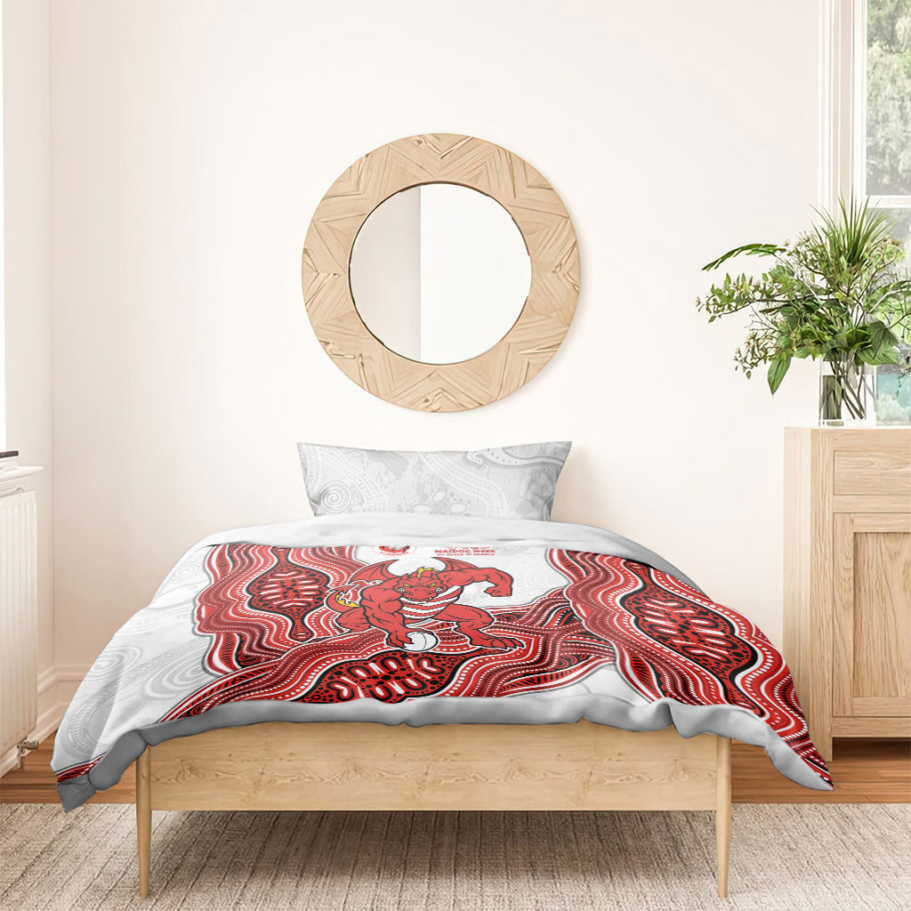 St. George Illawarra Dragons NAIDOC Week 2026 Bedding Set First Nations of Australia Aboriginal Mascot Rugby