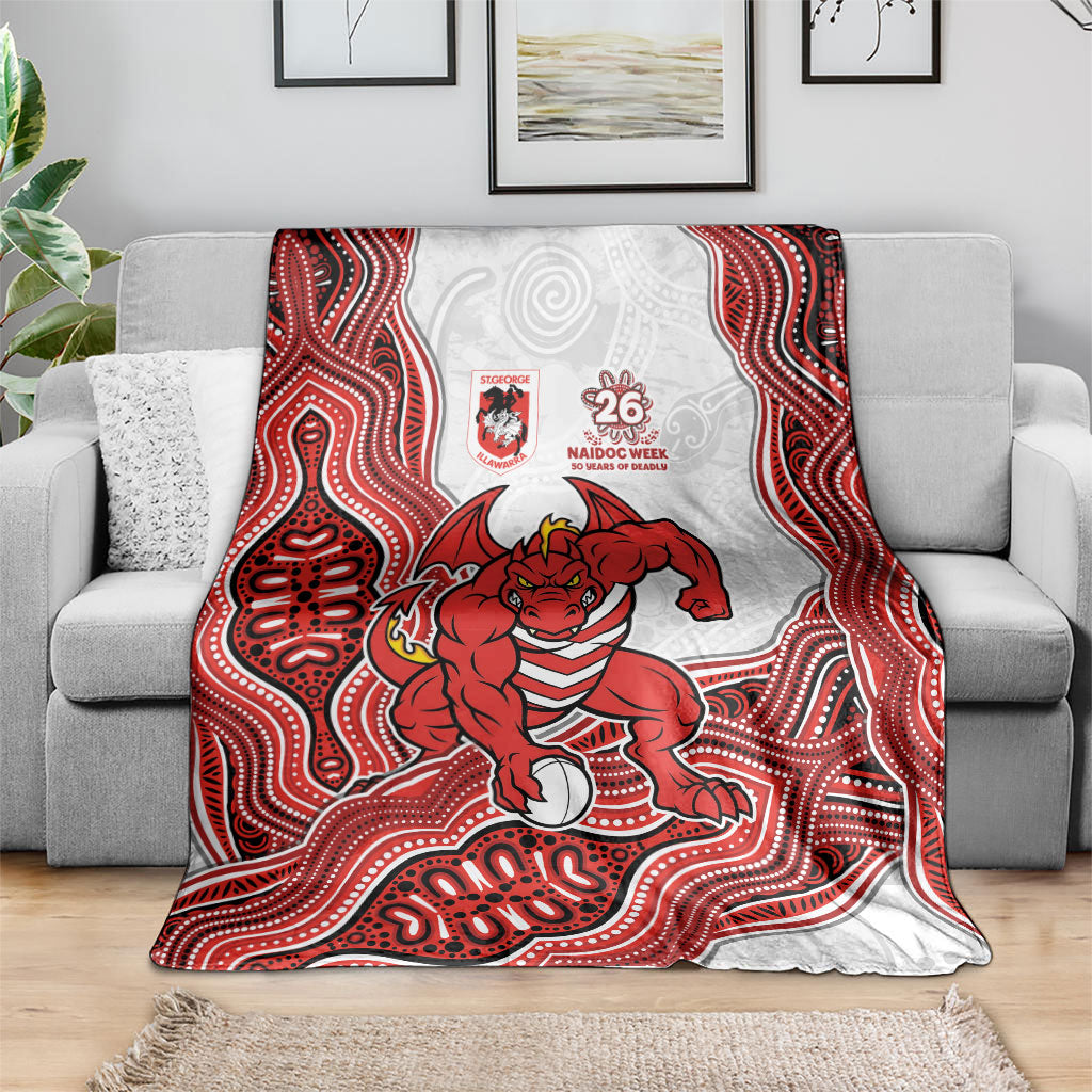 St. George Illawarra Dragons NAIDOC Week 2026 Blanket First Nations of Australia Aboriginal Mascot Rugby