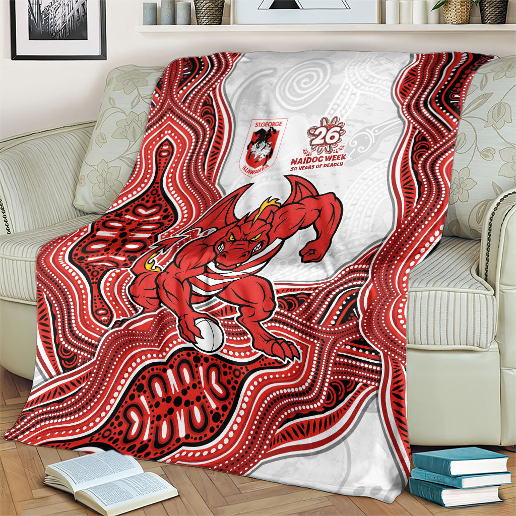 St. George Illawarra Dragons NAIDOC Week 2026 Blanket First Nations of Australia Aboriginal Mascot Rugby