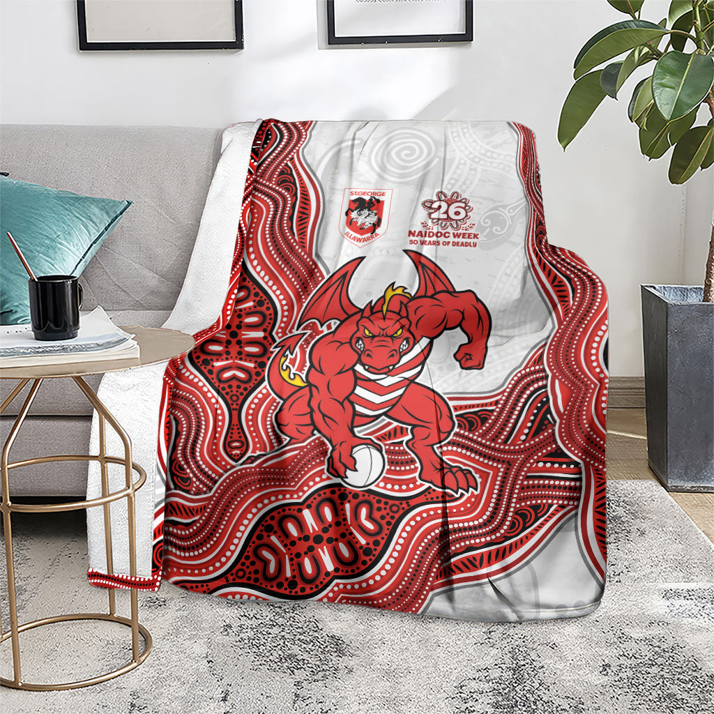 St. George Illawarra Dragons NAIDOC Week 2026 Blanket First Nations of Australia Aboriginal Mascot Rugby