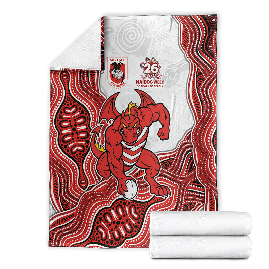 St. George Illawarra Dragons NAIDOC Week 2026 Blanket First Nations of Australia Aboriginal Mascot Rugby
