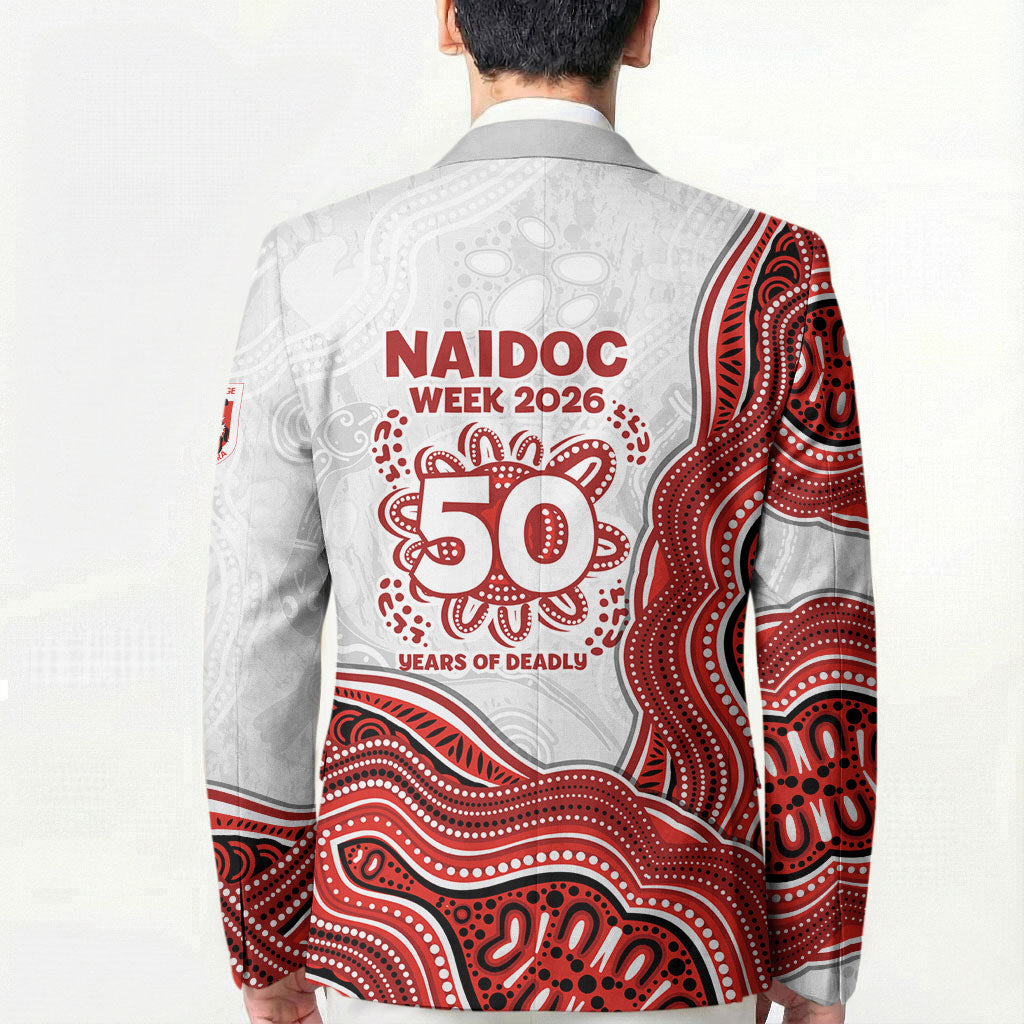 St. George Illawarra Dragons NAIDOC Week 2026 Blazer First Nations of Australia Aboriginal Mascot Rugby