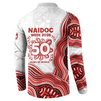 St. George Illawarra Dragons NAIDOC Week 2026 Button Sweatshirt First Nations of Australia Aboriginal Mascot Rugby