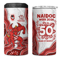St. George Illawarra Dragons NAIDOC Week 2026 4 in 1 Can Cooler Tumbler First Nations of Australia Aboriginal Mascot Rugby