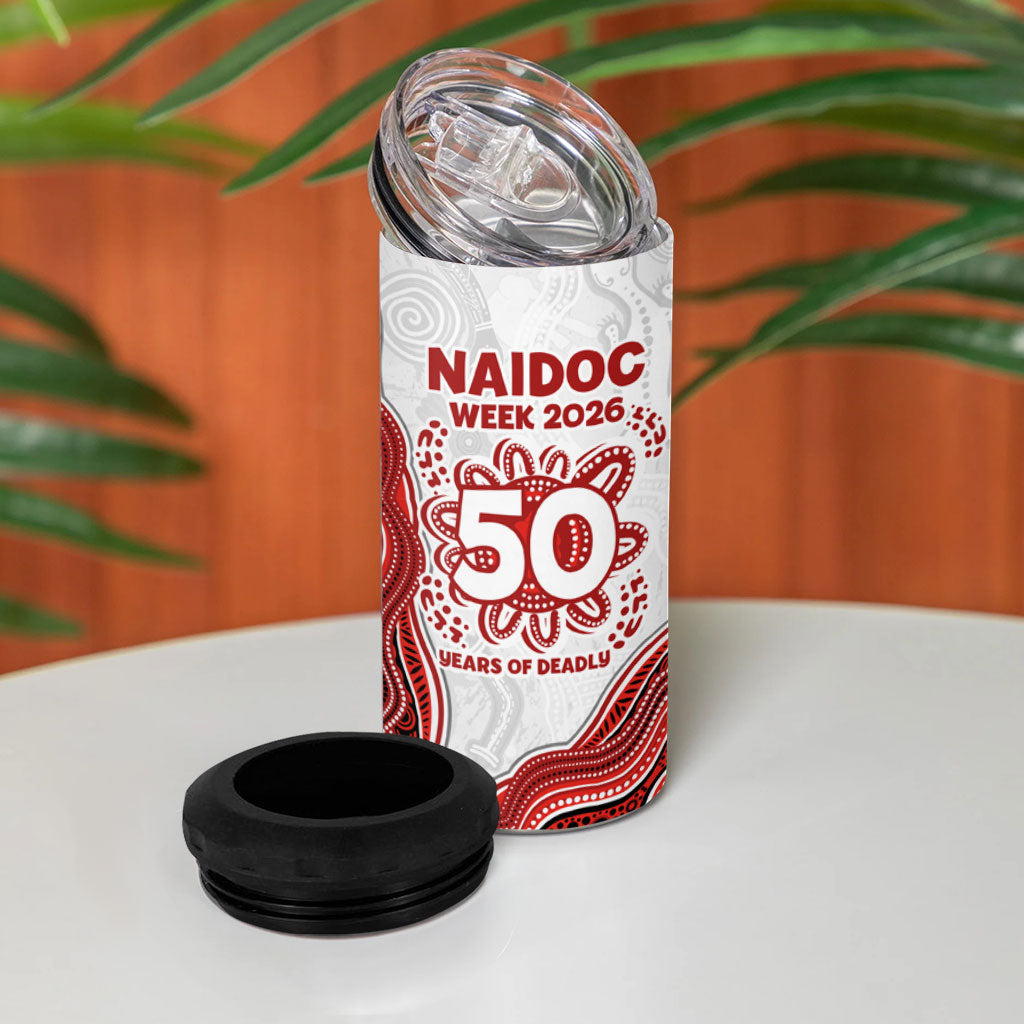 St. George Illawarra Dragons NAIDOC Week 2026 4 in 1 Can Cooler Tumbler First Nations of Australia Aboriginal Mascot Rugby