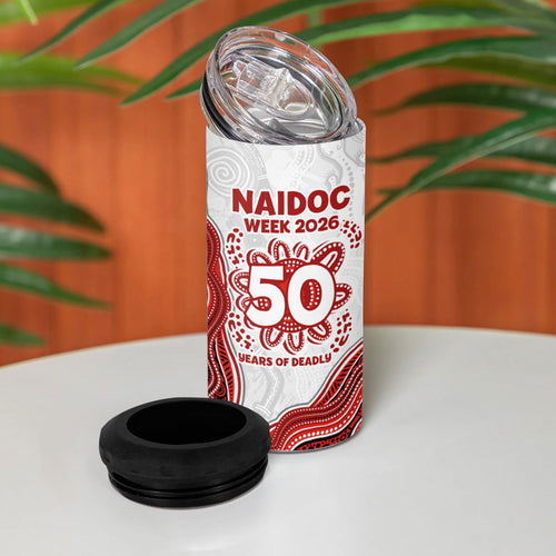 St. George Illawarra Dragons NAIDOC Week 2026 4 in 1 Can Cooler Tumbler First Nations of Australia Aboriginal Mascot Rugby