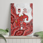 St. George Illawarra Dragons NAIDOC Week 2026 Canvas Wall Art First Nations of Australia Aboriginal Mascot Rugby
