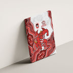 St. George Illawarra Dragons NAIDOC Week 2026 Canvas Wall Art First Nations of Australia Aboriginal Mascot Rugby