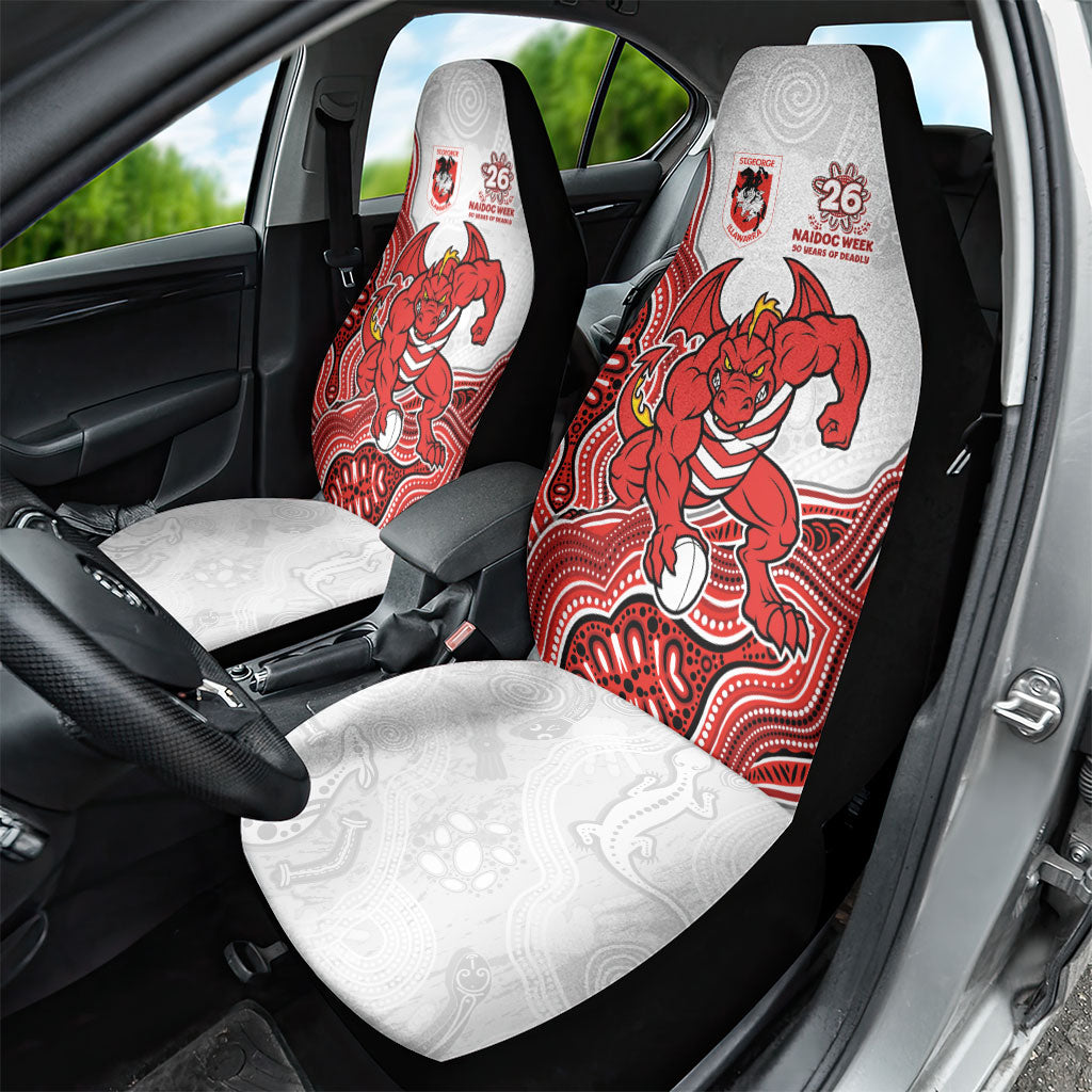 St. George Illawarra Dragons NAIDOC Week 2026 Car Seat Cover First Nations of Australia Aboriginal Mascot Rugby