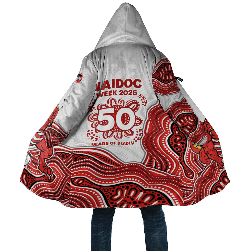 St. George Illawarra Dragons NAIDOC Week 2026 Cloak First Nations of Australia Aboriginal Mascot Rugby