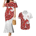 St. George Illawarra Dragons NAIDOC Week 2026 Couples Matching Mermaid Dress and Hawaiian Shirt First Nations of Australia Aboriginal Mascot Rugby