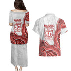 St. George Illawarra Dragons NAIDOC Week 2026 Couples Matching Puletasi and Hawaiian Shirt First Nations of Australia Aboriginal Mascot Rugby
