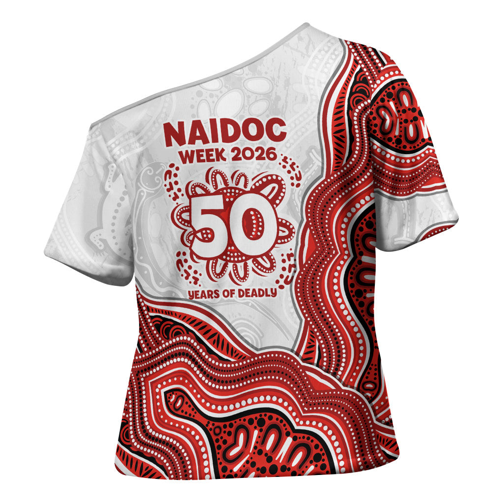 St. George Illawarra Dragons NAIDOC Week 2026 Cross Shoulder Shirt First Nations of Australia Aboriginal Mascot Rugby