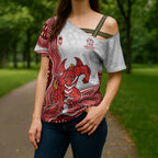 St. George Illawarra Dragons NAIDOC Week 2026 Cross Shoulder Shirt First Nations of Australia Aboriginal Mascot Rugby