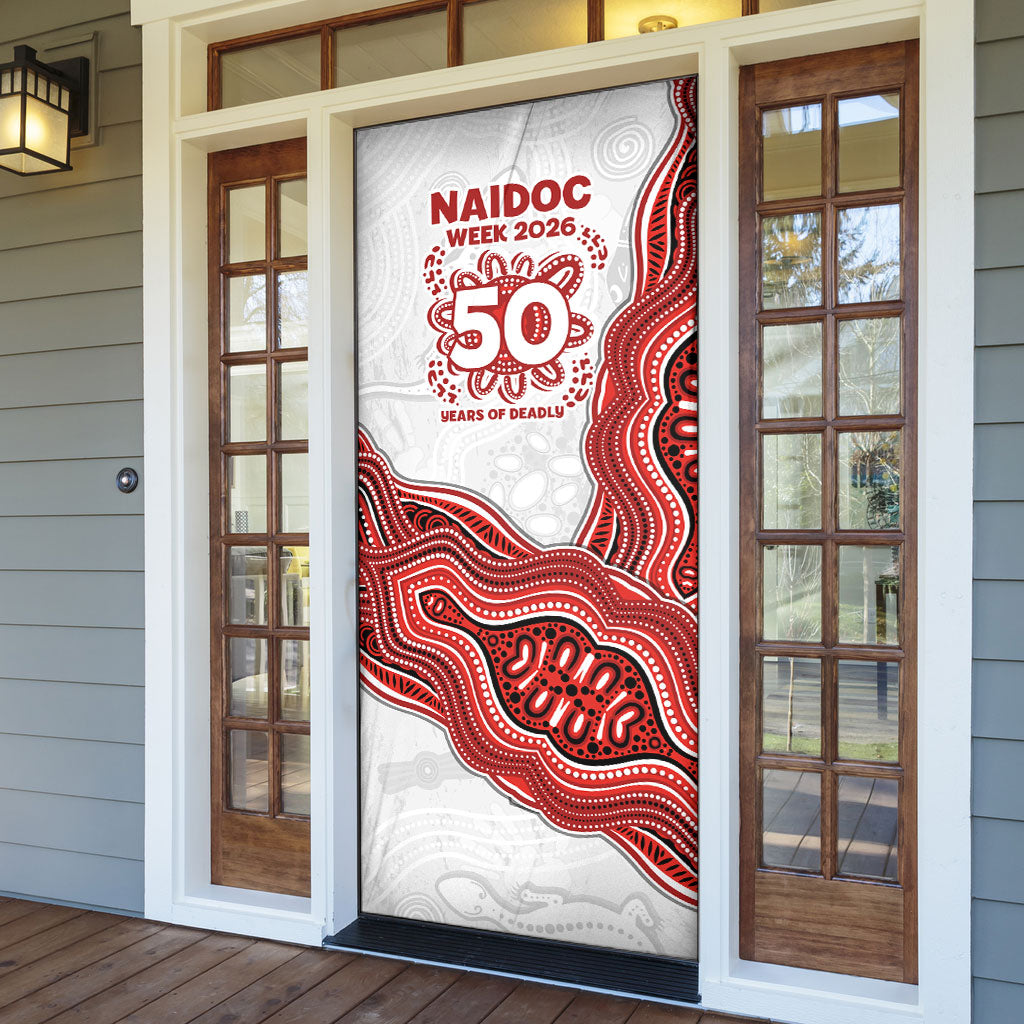 St. George Illawarra Dragons NAIDOC Week 2026 Door Cover First Nations of Australia Aboriginal Mascot Rugby