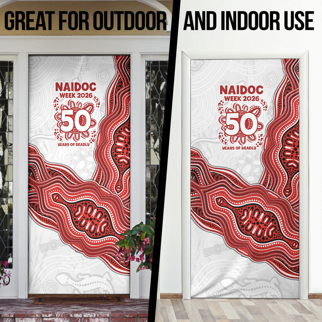 St. George Illawarra Dragons NAIDOC Week 2026 Door Cover First Nations of Australia Aboriginal Mascot Rugby