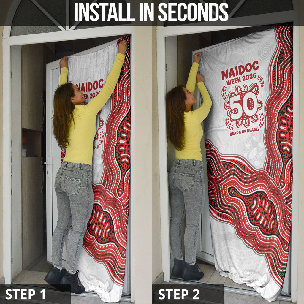 St. George Illawarra Dragons NAIDOC Week 2026 Door Cover First Nations of Australia Aboriginal Mascot Rugby