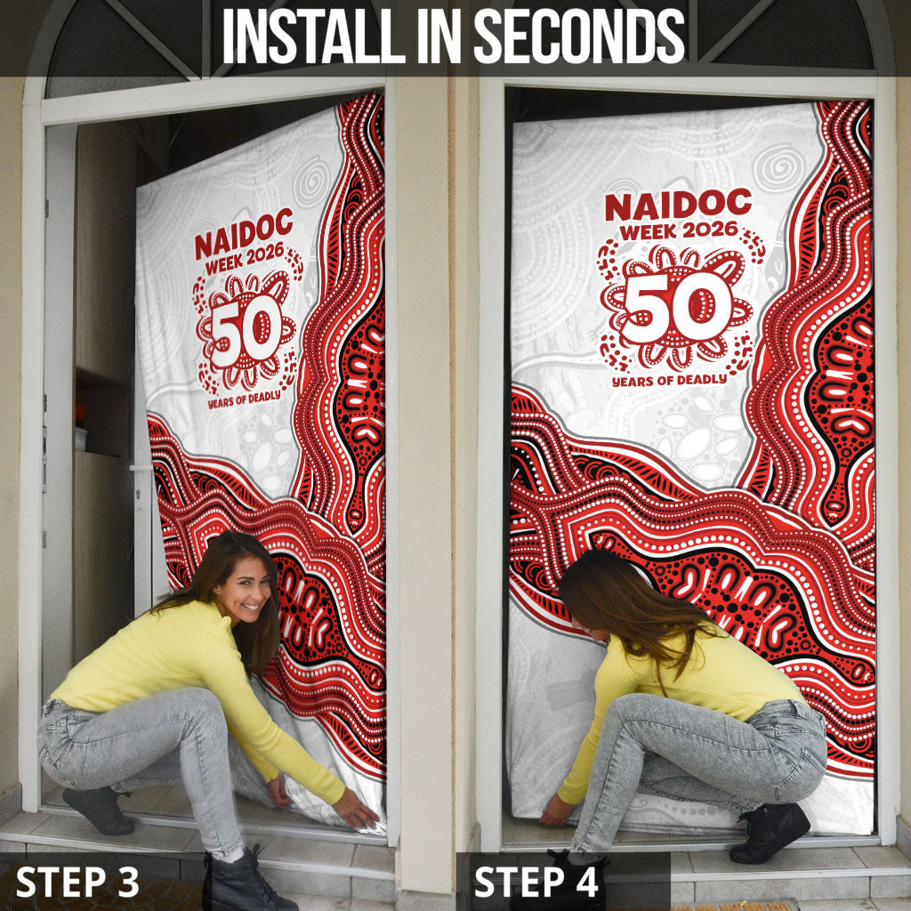 St. George Illawarra Dragons NAIDOC Week 2026 Door Cover First Nations of Australia Aboriginal Mascot Rugby