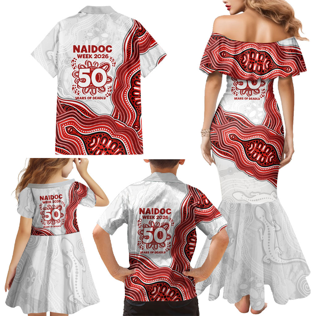 St. George Illawarra Dragons NAIDOC Week 2026 Family Matching Mermaid Dress and Hawaiian Shirt First Nations of Australia Aboriginal Mascot Rugby