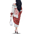 St. George Illawarra Dragons NAIDOC Week 2026 Family Matching Off The Shoulder Long Sleeve Dress and Hawaiian Shirt First Nations of Australia Aboriginal Mascot Rugby