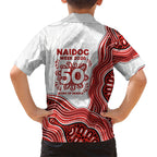 St. George Illawarra Dragons NAIDOC Week 2026 Family Matching Off Shoulder Short Dress and Hawaiian Shirt First Nations of Australia Aboriginal Mascot Rugby