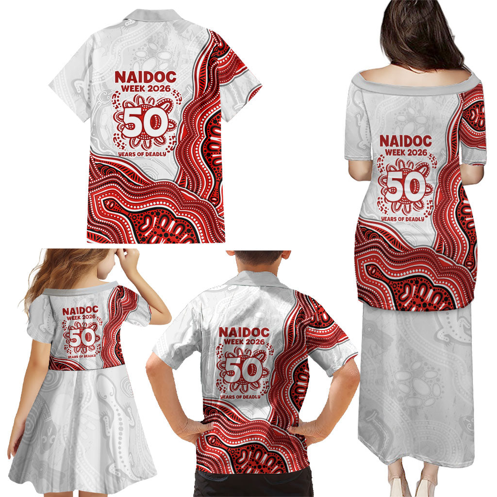 St. George Illawarra Dragons NAIDOC Week 2026 Family Matching Puletasi and Hawaiian Shirt First Nations of Australia Aboriginal Mascot Rugby