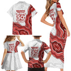 St. George Illawarra Dragons NAIDOC Week 2026 Family Matching Short Sleeve Bodycon Dress and Hawaiian Shirt First Nations of Australia Aboriginal Mascot Rugby