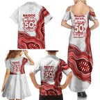 St. George Illawarra Dragons NAIDOC Week 2026 Family Matching Summer Maxi Dress and Hawaiian Shirt First Nations of Australia Aboriginal Mascot Rugby