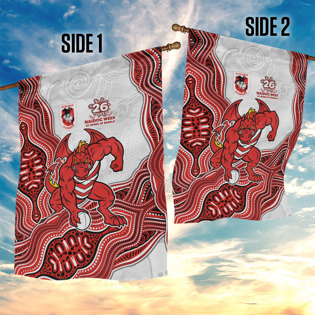 St. George Illawarra Dragons NAIDOC Week 2026 Garden Flag First Nations of Australia Aboriginal Mascot Rugby
