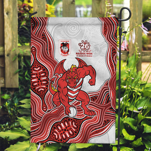 St. George Illawarra Dragons NAIDOC Week 2026 Garden Flag First Nations of Australia Aboriginal Mascot Rugby