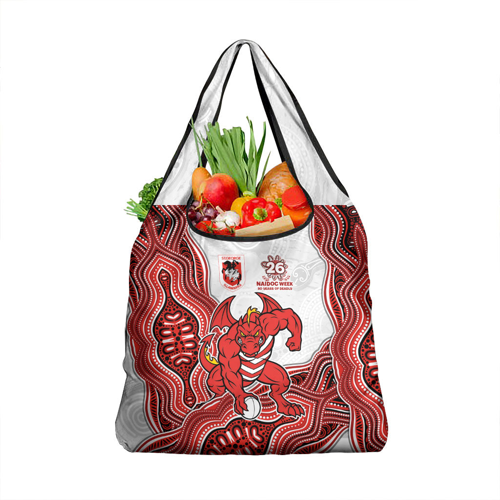 St. George Illawarra Dragons NAIDOC Week 2026 Grocery Bag First Nations of Australia Aboriginal Mascot Rugby