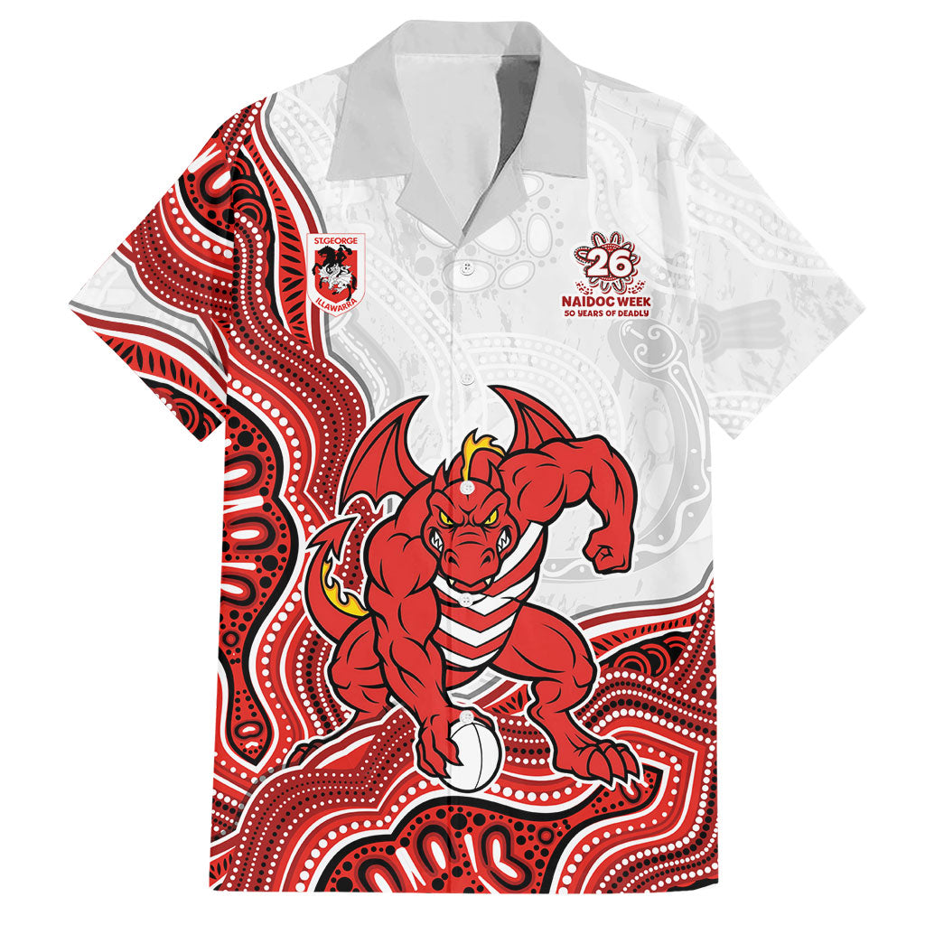 St. George Illawarra Dragons NAIDOC Week 2026 Hawaiian Shirt First Nations of Australia Aboriginal Mascot Rugby