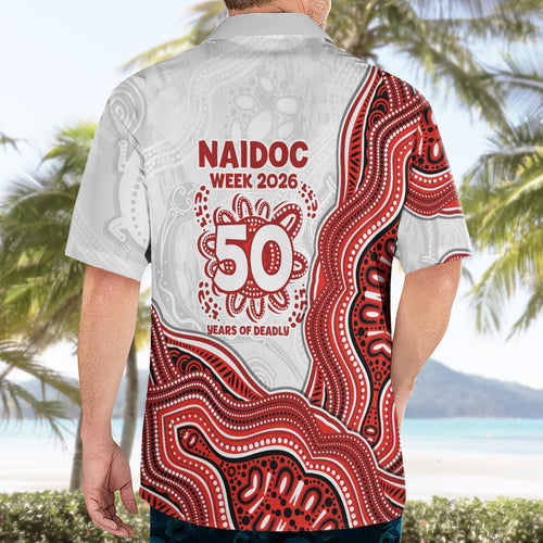 St. George Illawarra Dragons NAIDOC Week 2026 Hawaiian Shirt First Nations of Australia Aboriginal Mascot Rugby