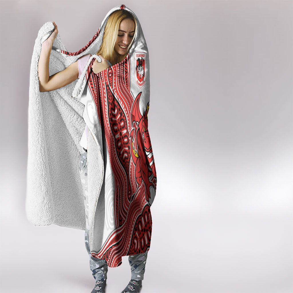 St. George Illawarra Dragons NAIDOC Week 2026 Hooded Blanket First Nations of Australia Aboriginal Mascot Rugby