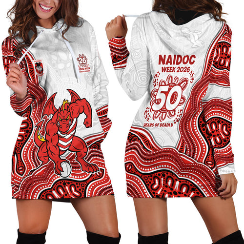 St. George Illawarra Dragons NAIDOC Week 2026 Hoodie Dress First Nations of Australia Aboriginal Mascot Rugby