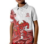 St. George Illawarra Dragons NAIDOC Week 2026 Kid Polo Shirt First Nations of Australia Aboriginal Mascot Rugby