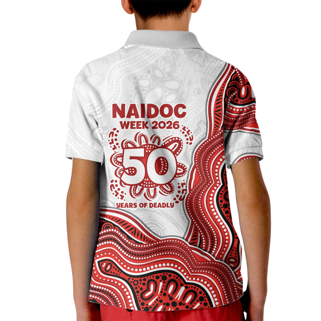 St. George Illawarra Dragons NAIDOC Week 2026 Kid Polo Shirt First Nations of Australia Aboriginal Mascot Rugby