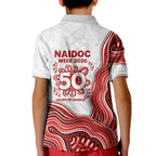 St. George Illawarra Dragons NAIDOC Week 2026 Kid Polo Shirt First Nations of Australia Aboriginal Mascot Rugby