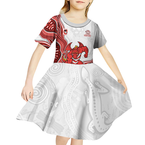 St. George Illawarra Dragons NAIDOC Week 2026 Kid Short Sleeve Dress First Nations of Australia Aboriginal Mascot Rugby