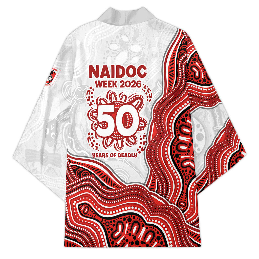 St. George Illawarra Dragons NAIDOC Week 2026 Kimono First Nations of Australia Aboriginal Mascot Rugby
