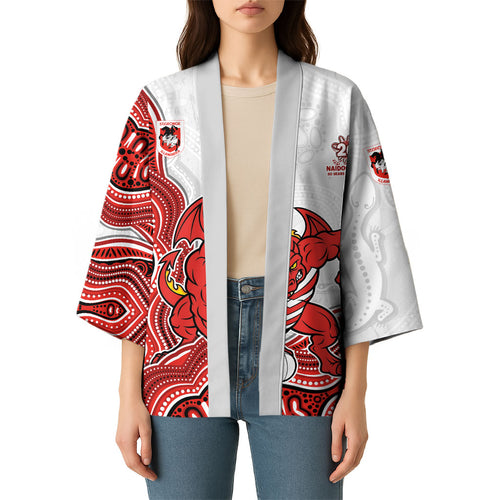 St. George Illawarra Dragons NAIDOC Week 2026 Kimono First Nations of Australia Aboriginal Mascot Rugby