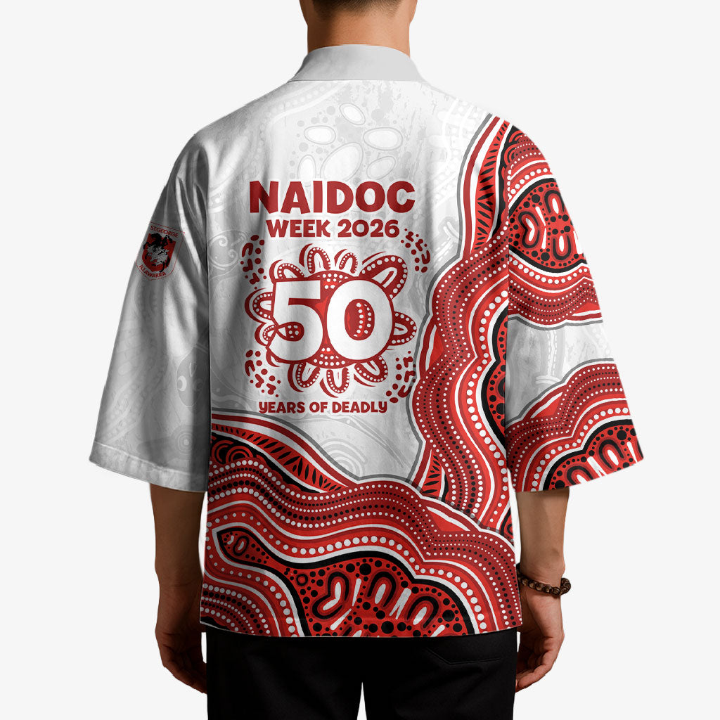 St. George Illawarra Dragons NAIDOC Week 2026 Kimono First Nations of Australia Aboriginal Mascot Rugby