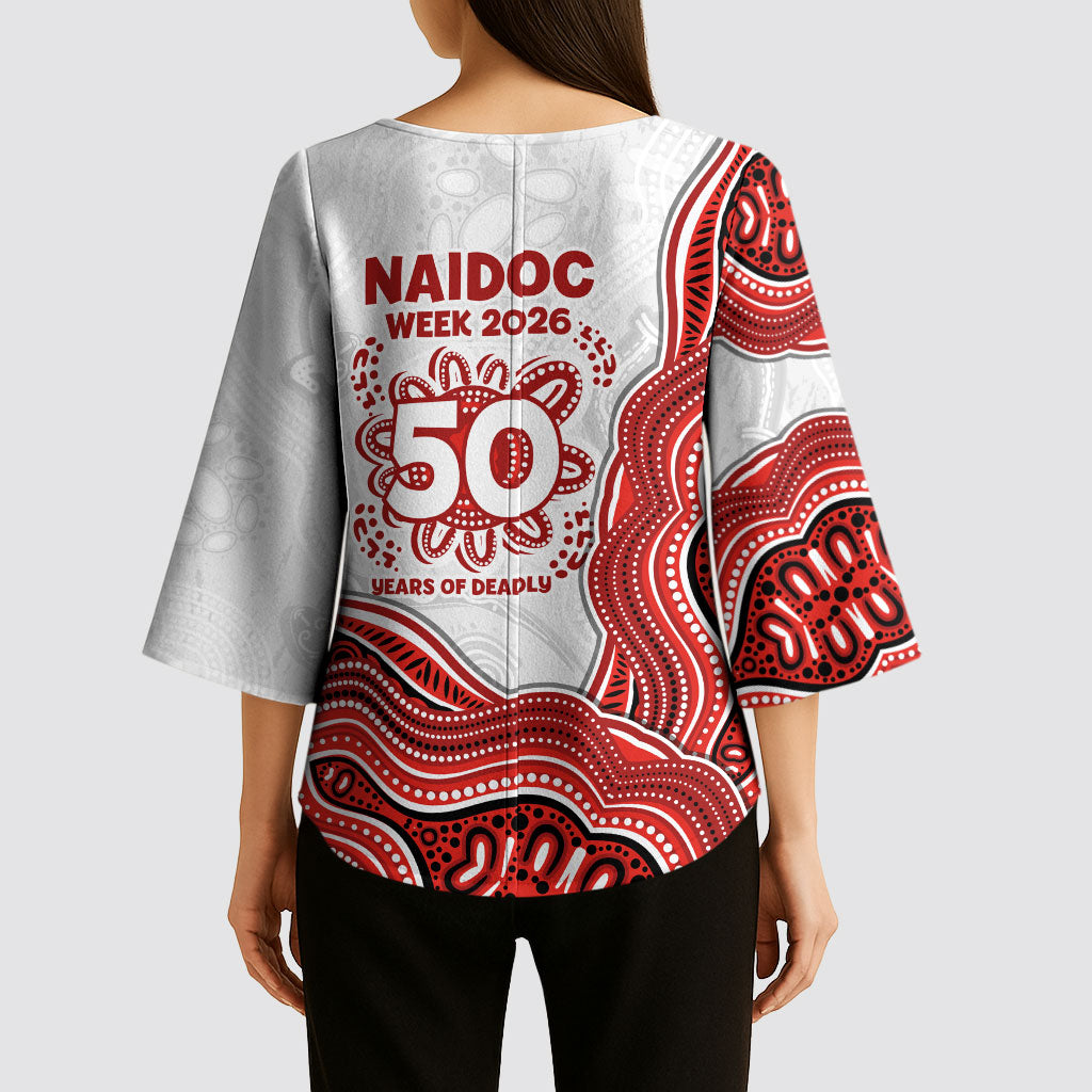St. George Illawarra Dragons NAIDOC Week 2026 Kimono Sleeve Blouse First Nations of Australia Aboriginal Mascot Rugby