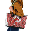 St. George Illawarra Dragons NAIDOC Week 2026 Leather Tote Bag First Nations of Australia Aboriginal Mascot Rugby