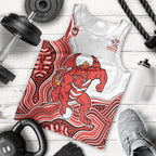 St. George Illawarra Dragons NAIDOC Week 2026 Men Tank Top First Nations of Australia Aboriginal Mascot Rugby