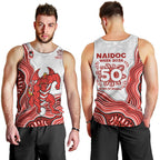 St. George Illawarra Dragons NAIDOC Week 2026 Men Tank Top First Nations of Australia Aboriginal Mascot Rugby