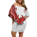 St. George Illawarra Dragons NAIDOC Week 2026 Off Shoulder Short Dress First Nations of Australia Aboriginal Mascot Rugby