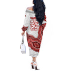 St. George Illawarra Dragons NAIDOC Week 2026 Off The Shoulder Long Sleeve Dress First Nations of Australia Aboriginal Mascot Rugby