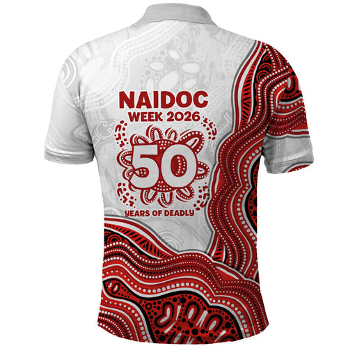 St. George Illawarra Dragons NAIDOC Week 2026 Polo Shirt First Nations of Australia Aboriginal Mascot Rugby