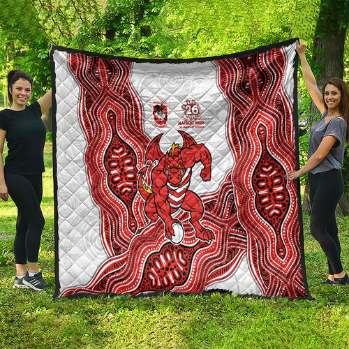 St. George Illawarra Dragons NAIDOC Week 2026 Quilt First Nations of Australia Aboriginal Mascot Rugby